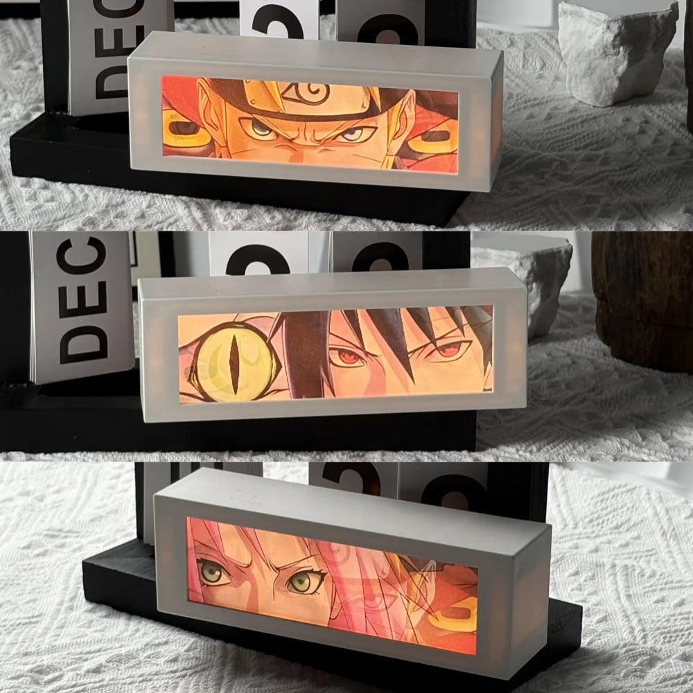 3D Anime LED Lightbox - Gamer & Otaku Room Decor