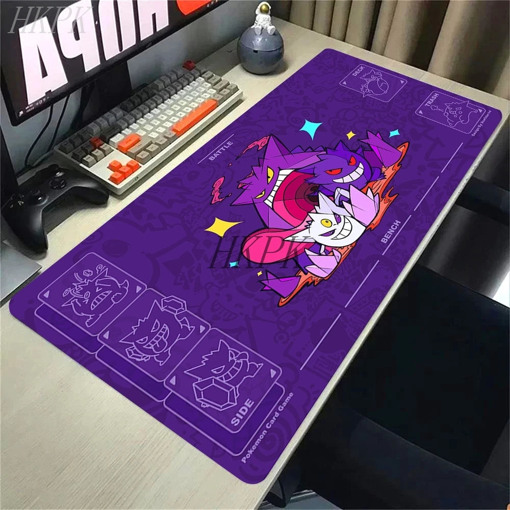 Purple XXL Gaming Mouse Pad | Dark Ghost & Shadow Style