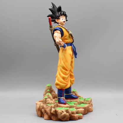 Dragon Ball Dream Super Saiyan Son Goku Somersault Nuvem Coleção Figura de ação Estátua Anime Modelo Ornamentos Brinquedo Presente