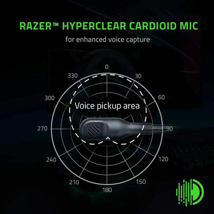 Novo razer blackshark v2 x fone de ouvido esportivo com fio cancelamento de ruído passivo avançado, som surround 7.1, microfone cardióide hyperclear