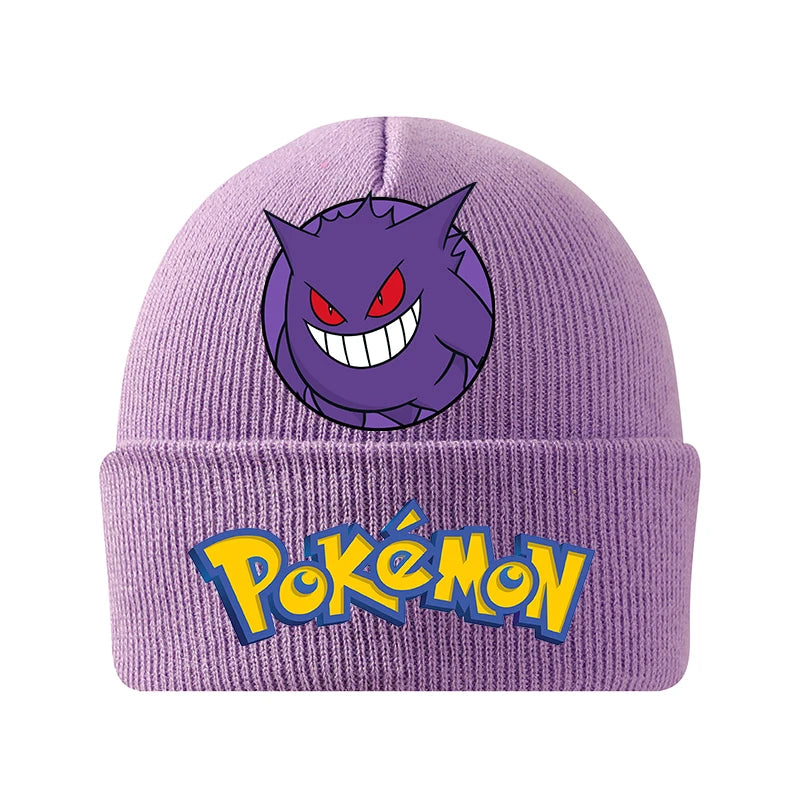 Unisex Japanese-Inspired Embroidered Beanie – Cozy Winter Knit Hat