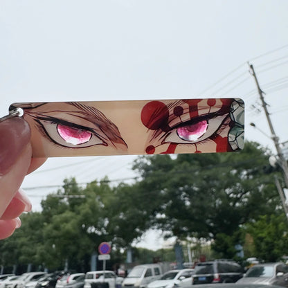 Glowing Eyes Anime Keychain – Inspired Gamer Style