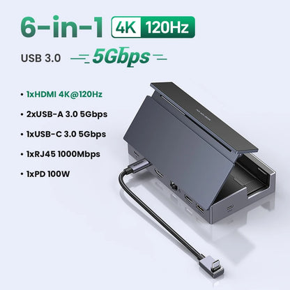 💻UGREEN 9-in-1 Gamer Dock: Performance e Estética Inspirada