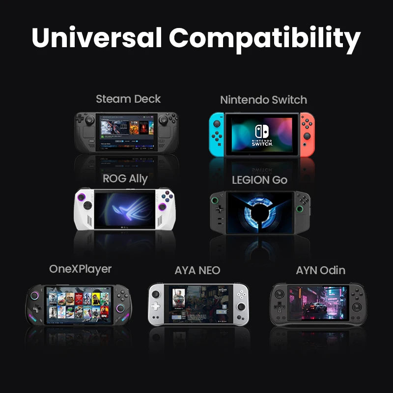 UGREEN-Steam Deck Dock, HUB USB C, Compatível com a ROG, Aliado, LEGION, Go, iPhone 15 Pro, Pro Max, 4K60Hz, 9 Portas, RJ45, PD100W