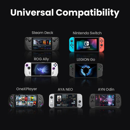 UGREEN-Steam Deck Dock, HUB USB C, Compatível com a ROG, Aliado, LEGION, Go, iPhone 15 Pro, Pro Max, 4K60Hz, 9 Portas, RJ45, PD100W