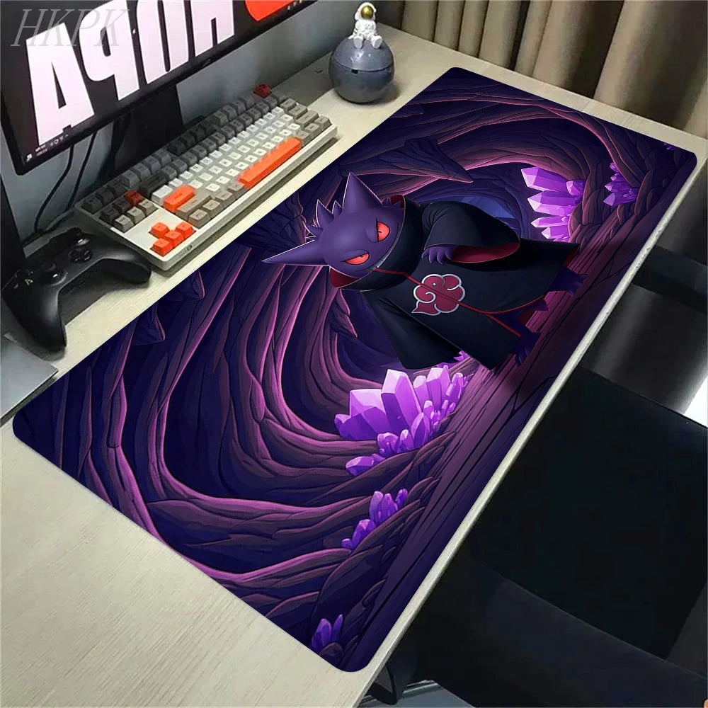 Purple XXL Gaming Mouse Pad | Dark Ghost & Shadow Style