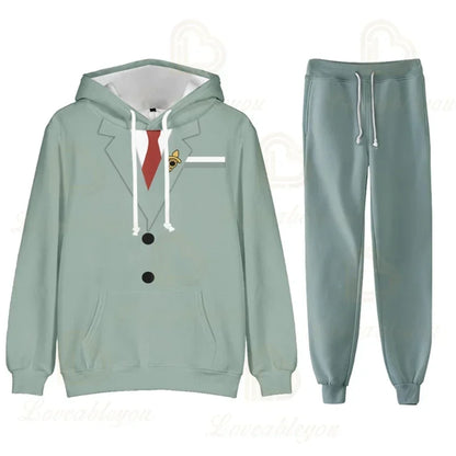 Secret Agent Academy Tracksuit Set (Hoodie + Pants) - Anime Edition