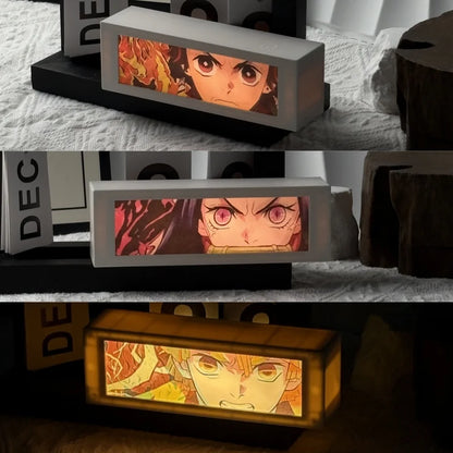 3D Anime LED Lightbox - Gamer & Otaku Room Decor