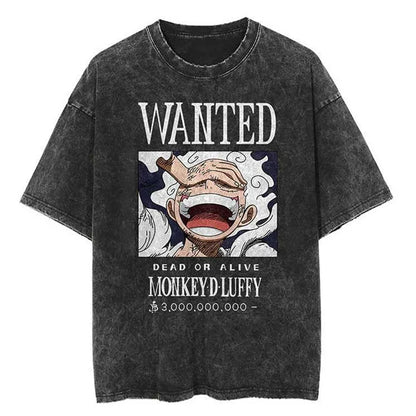 Washed Adventure Crew Oversized Tee - Bounty Poster Streetwear