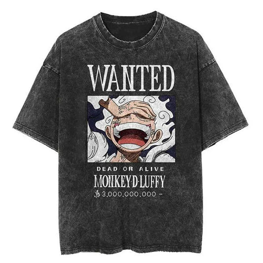 Washed Adventure Crew Oversized Tee - Bounty Poster Streetwear