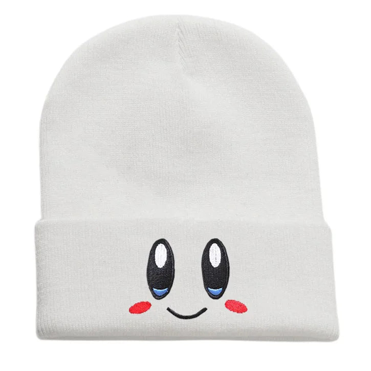 The Pink Puff Kawaii Beanie - Dream Land Retro Gaming Cap