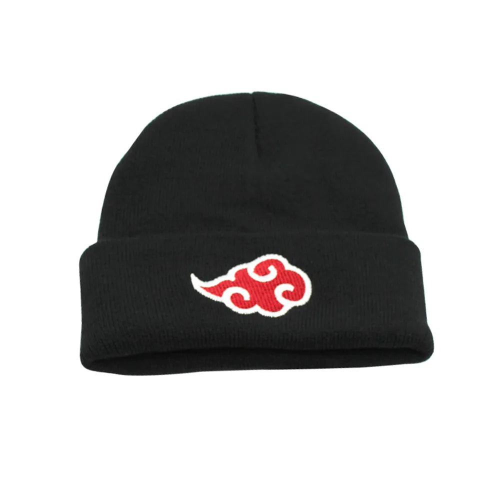 Beanie Ninja “Red Cloud Clan” — Winter Knit Hat • Geek Streetwear • Cozy Japanese-Style Cap