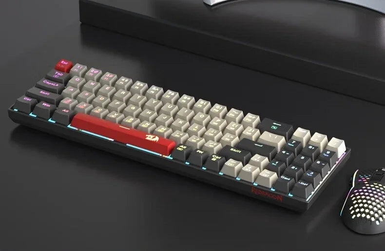 Wireless Mechanical Keyboard 78 Keys – RGB Hot-Swap – Low-Profile Compact Gaming Keyboard - Aruen Store