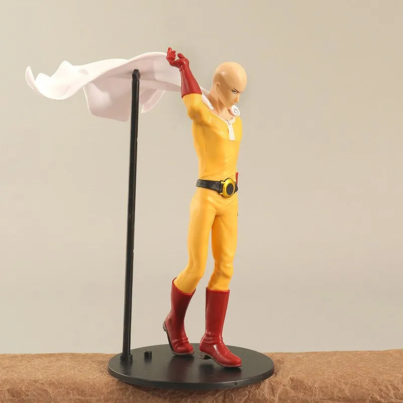 Figura de anime de 18cm One PUNCH-Figura de homem careca Saitama Tatsumaki, figura de pé, modelo de brinquedo, coleção estática, enfeites de desktop, PVC