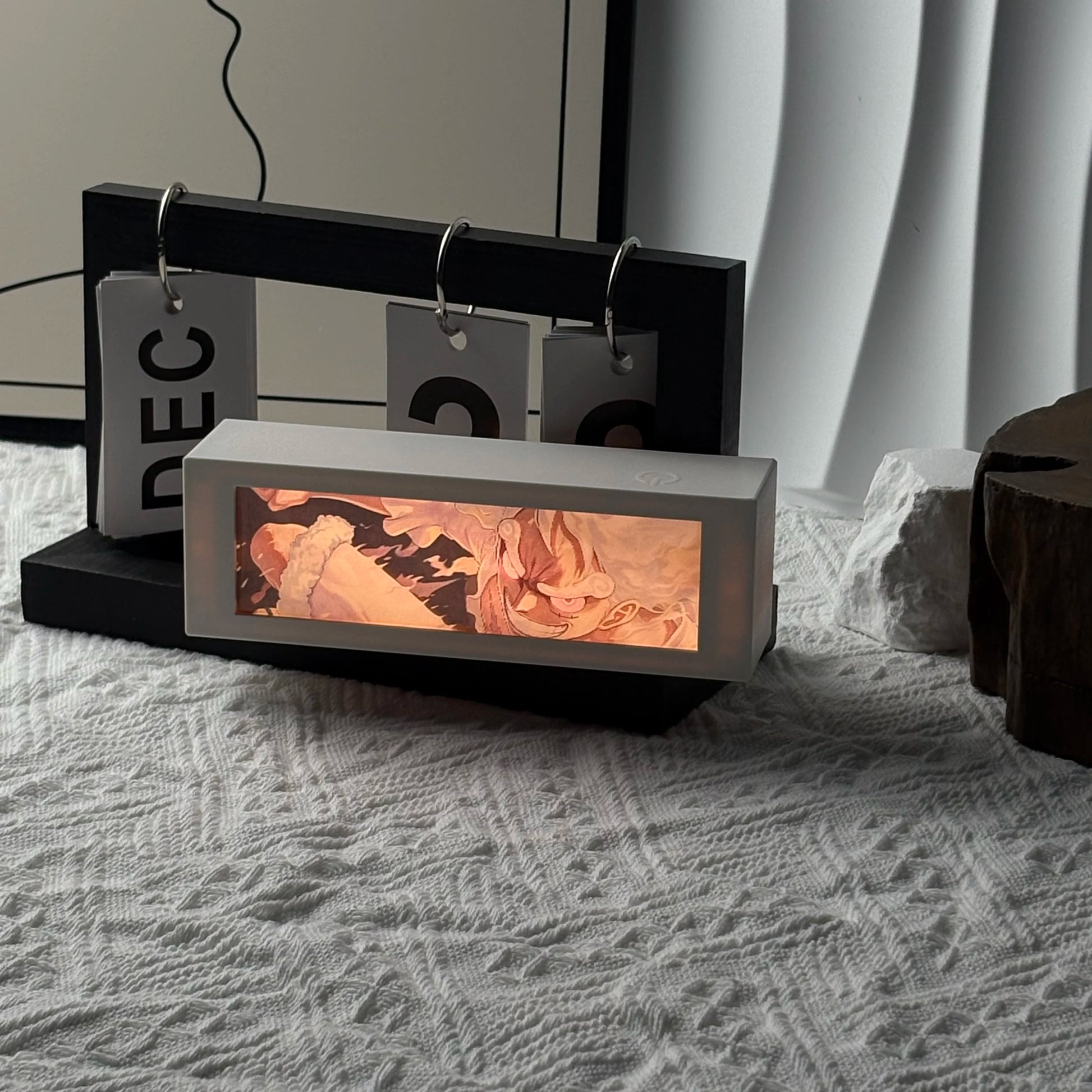 3d anime movimento luz da noite anime caixa de lâmpada laser luz led para o quarto decoração manga presente aniversário candeeiros mesa lightbox