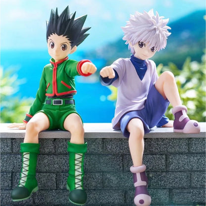 Hunter x Hunter Anime Action Figure, Gon Freecss, Alluka Zoldyck, Chrollo Lucilfer, Estatueta Kurapika, Brinquedos modelo, Presente, 13cm