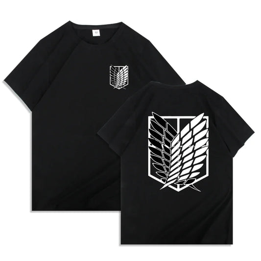 "Wings of Freedom" Minimalist Oversized T-shirt - Survey Corps Essential