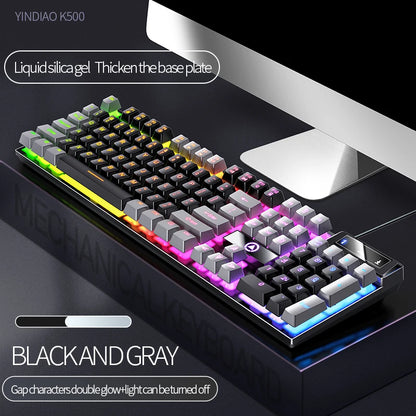 Teclado Gamer RGB de Alto Desempenho com Design Inspirado