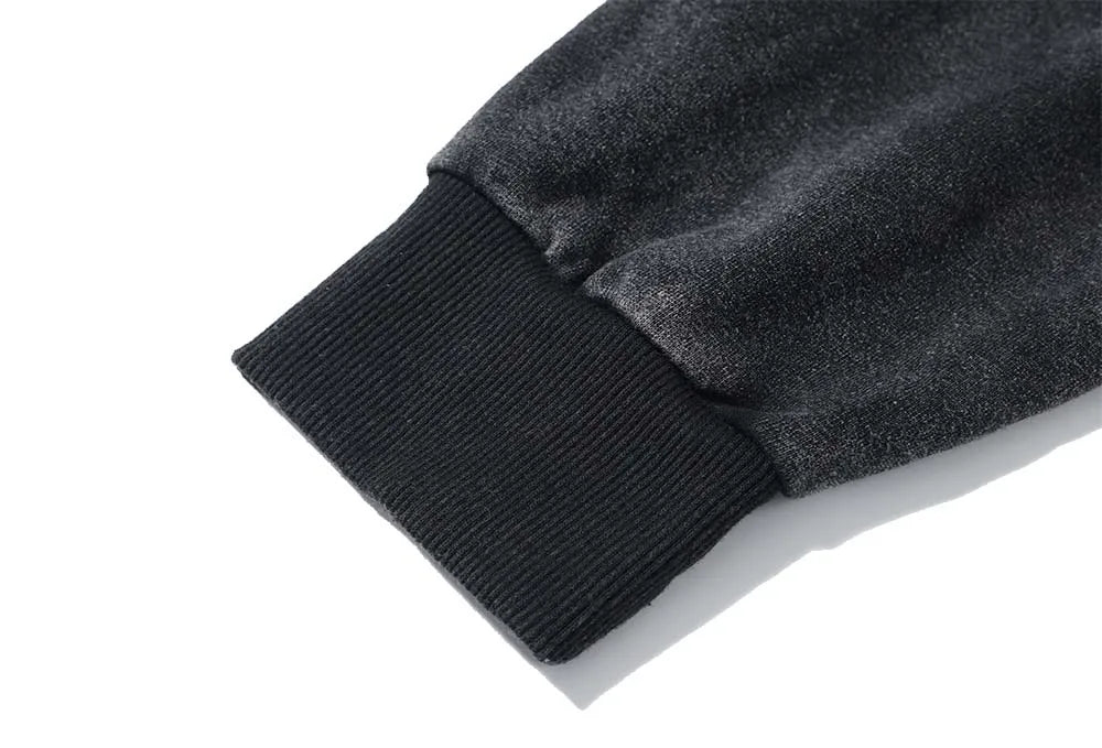 Unisex Washed Gothic Zip Hoodie – Dark Graphic Harajuku Streetwear Jacket