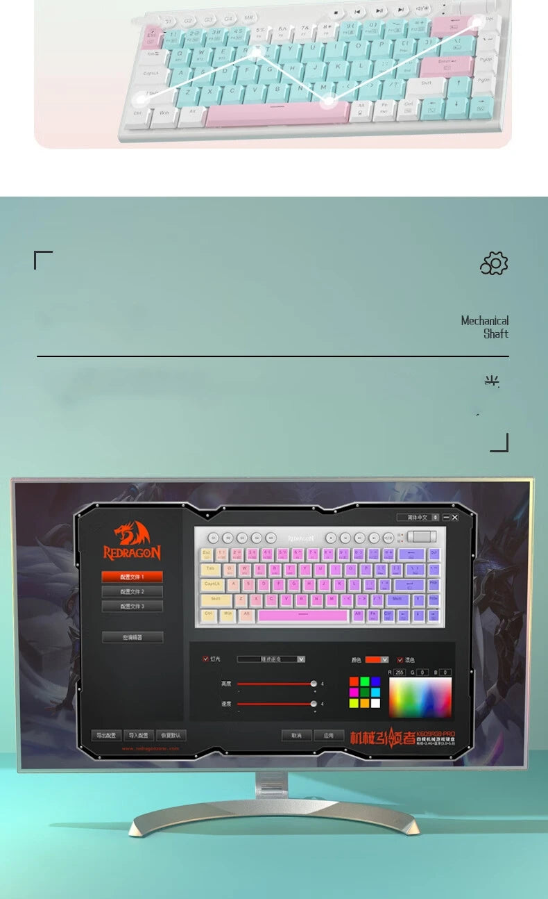 60% Wireless RGB Mechanical Keyboard | Tri-Mode Low Profile Gamer