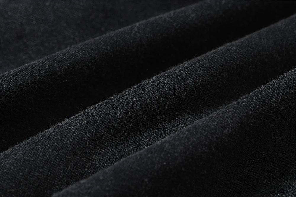 Unisex Washed Gothic Zip Hoodie – Dark Graphic Harajuku Streetwear Jacket