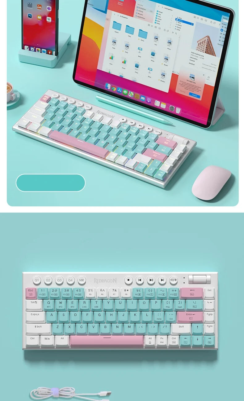 60% Wireless RGB Mechanical Keyboard | Tri-Mode Low Profile Gamer