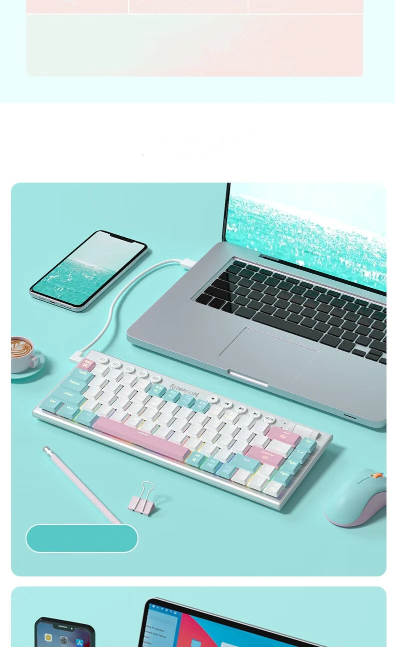 60% Wireless RGB Mechanical Keyboard | Tri-Mode Low Profile Gamer