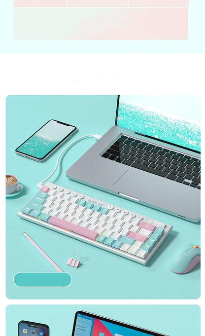 60% Wireless RGB Mechanical Keyboard | Tri-Mode Low Profile Gamer