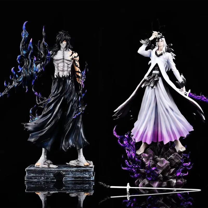 31-33cm lixívia kurosaki ichigo duas formas grande anime figura modelo estátua meninos coleção decoração de mesa ornamento brinquedos presentes