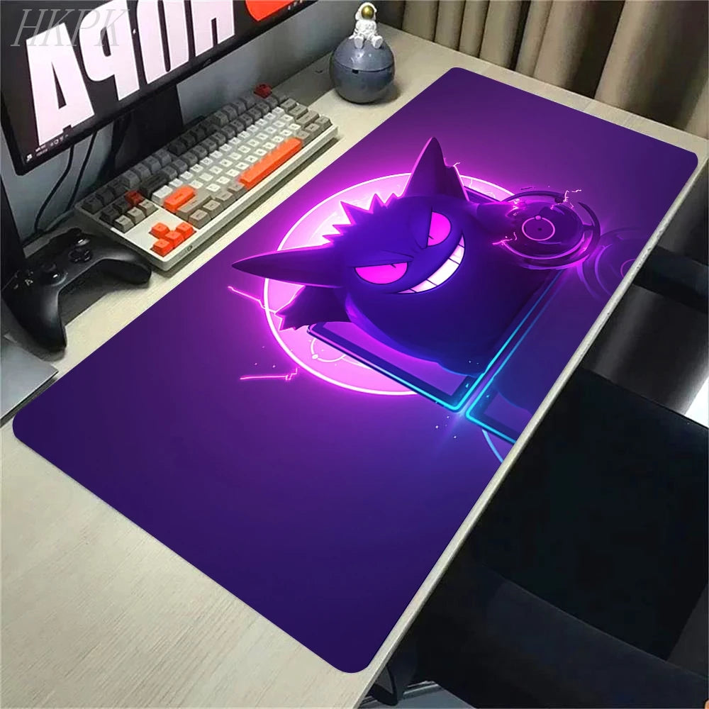 Purple XXL Gaming Mouse Pad | Dark Ghost & Shadow Style