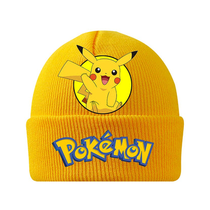 Unisex Japanese-Inspired Embroidered Beanie – Cozy Winter Knit Hat