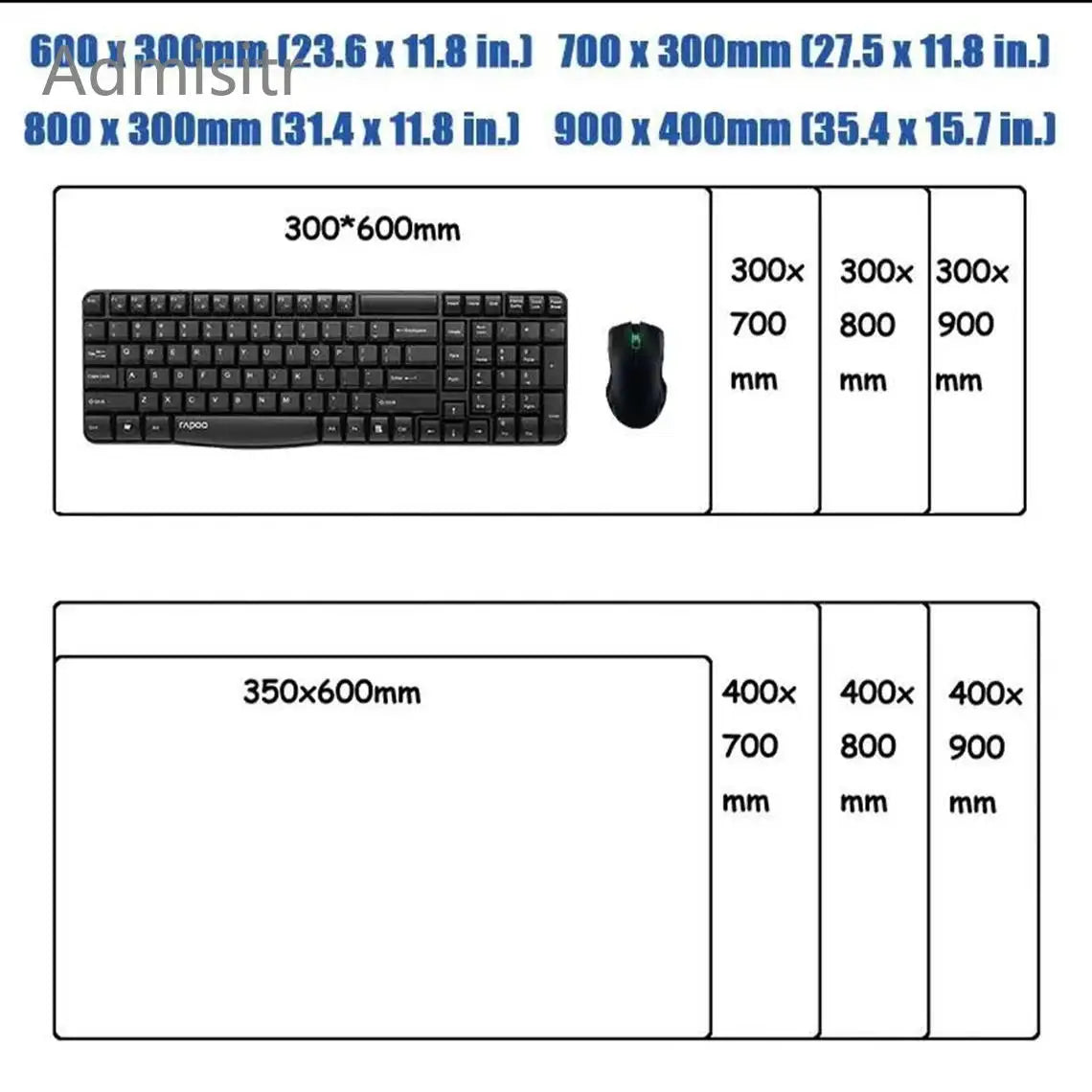 XXL Gaming Mouse Pad | Warrior & Action Anime Aesthetic