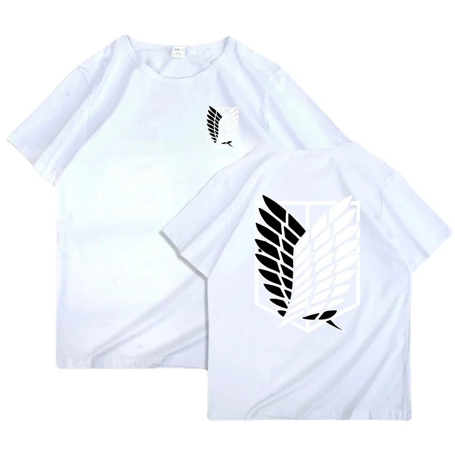 "Wings of Freedom" Minimalist Oversized T-shirt - Survey Corps Essential