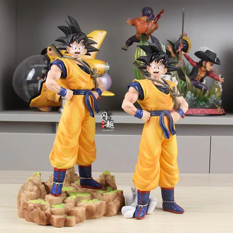 Dragon Ball Dream Super Saiyan Son Goku Somersault Nuvem Coleção Figura de ação Estátua Anime Modelo Ornamentos Brinquedo Presente