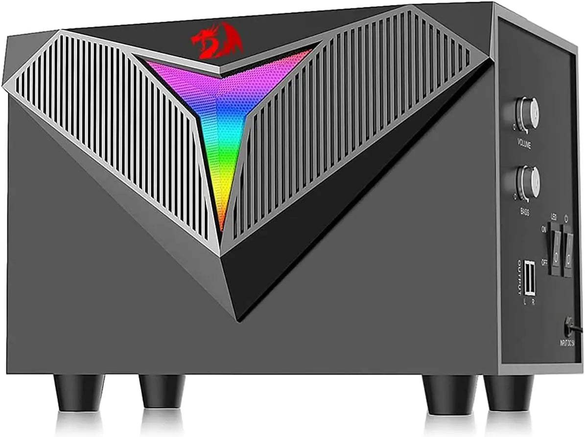 RGB 2.1 Gaming Speaker System | Toccata Subwoofer Sound - Aruen Store