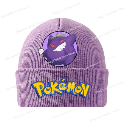 Unisex Japanese-Inspired Embroidered Beanie – Cozy Winter Knit Hat