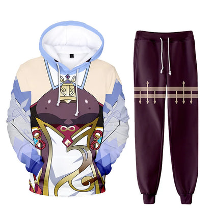Fantasy RPG "Elemental Master" 3D Tracksuit Set (Hoodie + Pants)