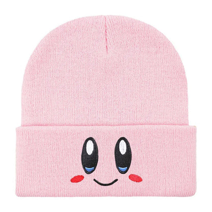 The Pink Puff Kawaii Beanie - Dream Land Retro Gaming Cap