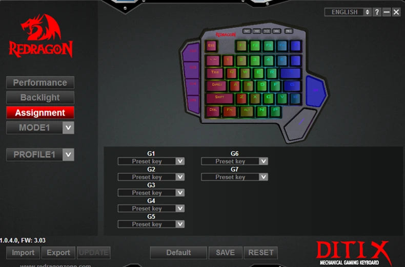 Wireless RGB One-Handed Mechanical Keyboard | 42 Keys Wrist Support