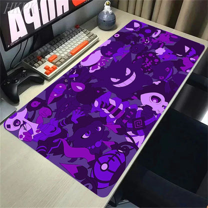 Purple XXL Gaming Mouse Pad | Dark Ghost & Shadow Style