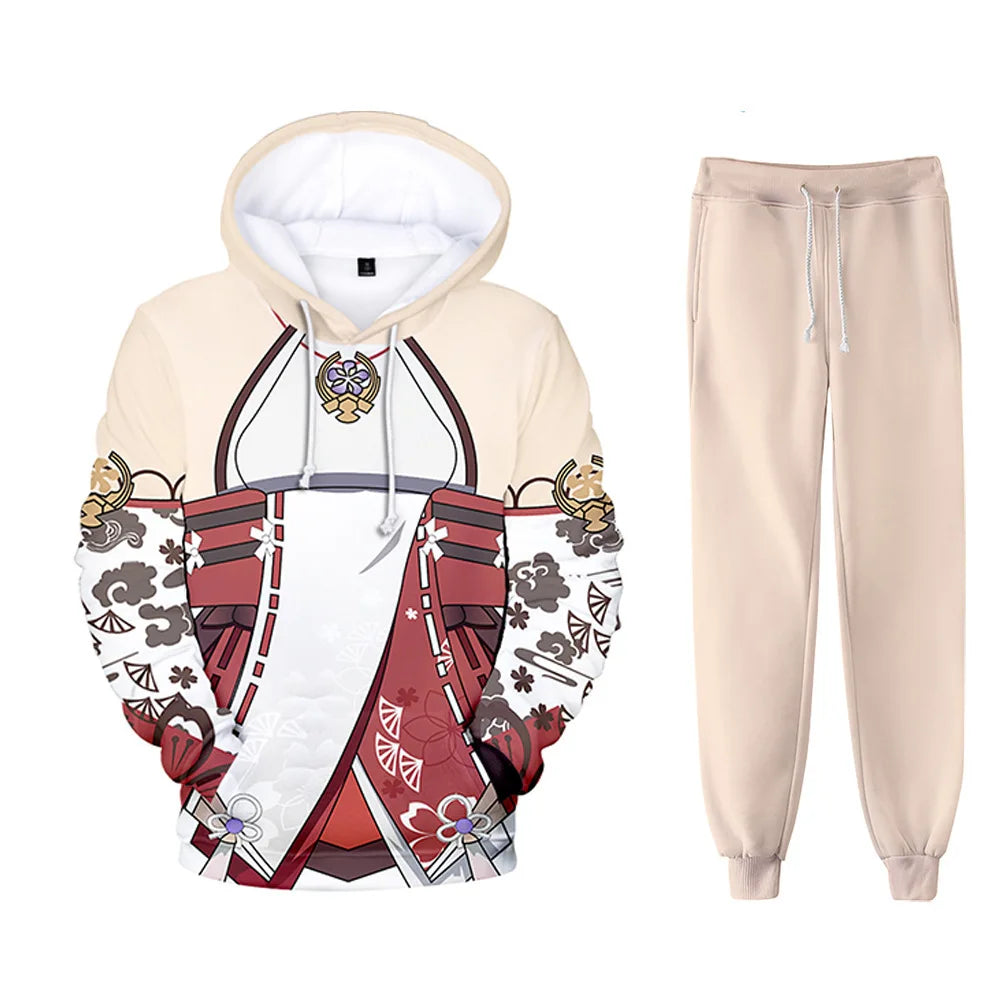 Fantasy RPG "Elemental Master" 3D Tracksuit Set (Hoodie + Pants)