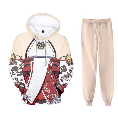 Fantasy RPG "Elemental Master" 3D Tracksuit Set (Hoodie + Pants)