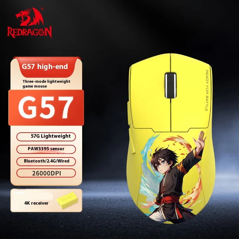 4K Tri-Mode Wireless Gaming Mouse | Ultra-Lightweight Ergonomic - Aruen Store